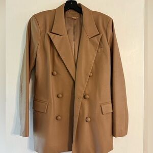 Blank NYC faux leather blazer